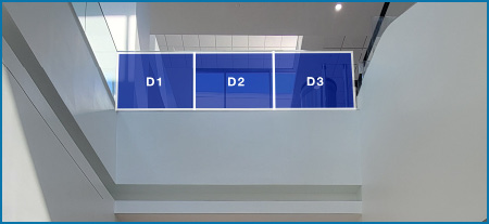 Georgia International Glass Banister (D1-D3)