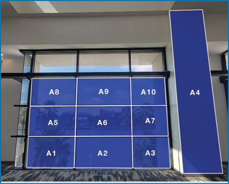 Georgia International Gallery Glass Banister (F)