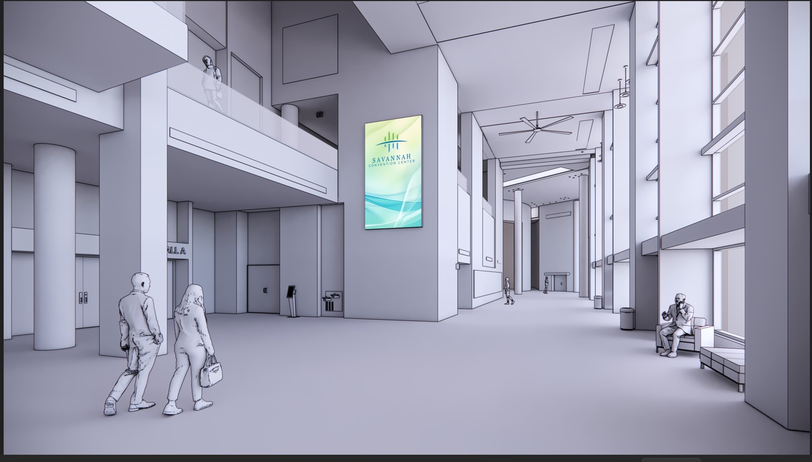 North Lobby Entrance Wide